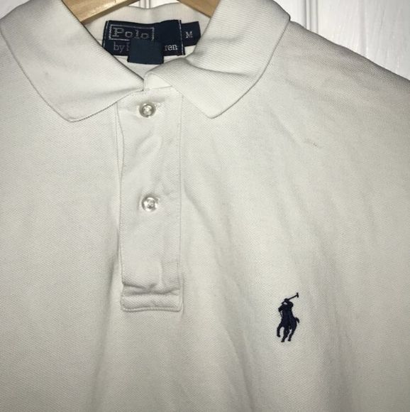 White Polo Dress Shirt - Picture 2 of 3